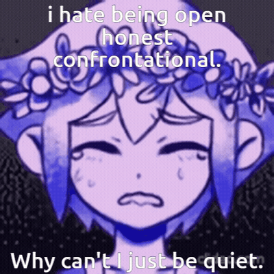 Girl Flower Crown I Hate Being Open Honest Confrontational GIF