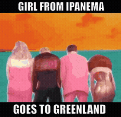 Girl From Ipanema Goes To Greenland With Group Of People GIF