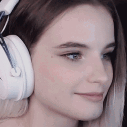 Girl Gamer Wink Wink GIF