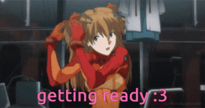 Girl Getting Ready Saying Getting Ready : 3 GIF
