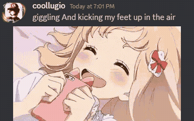 Girl Giggling And Kicking Feet Up GIF
