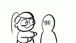 Girl Giving Comfort Hugs To You GIF
