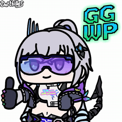 Girl Giving Thumbs Up Saying Darthilles GIF