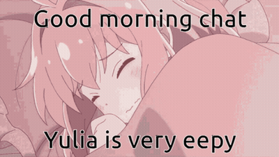 Girl Good Morning Chat Yulia Is Very Eepy GIF