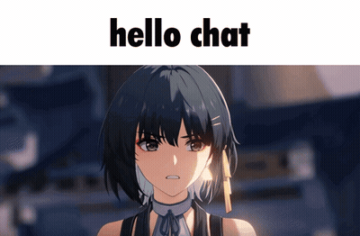 Girl Hello Chat GIF