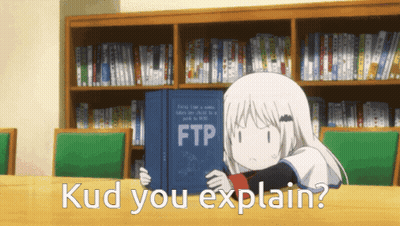 Girl Holding Book Saying FTP And Asking Kud You Explain GIF