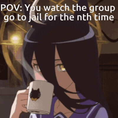 Girl Holding Cat Cup Saying POV GIF