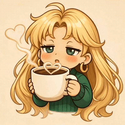 Girl Holding Coffee Cup Saying Fuel Me GIF