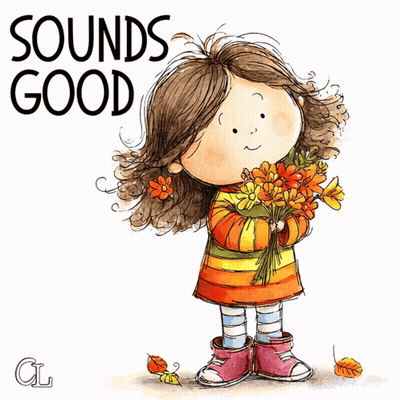 Girl Holding Flowers Saying Sounds Good GIF