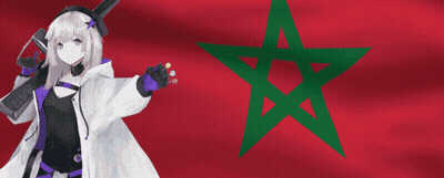 Girl Holding Gun In Front Of Green Star GIF