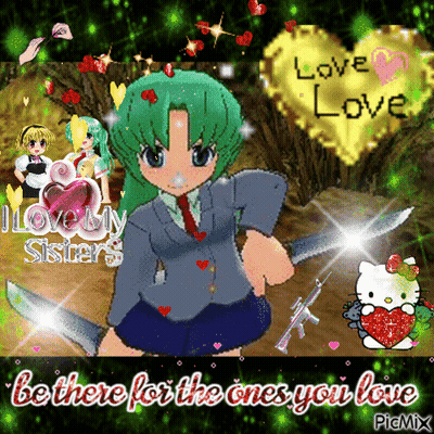 Girl Holding Knives Be There For Loved Ones GIF