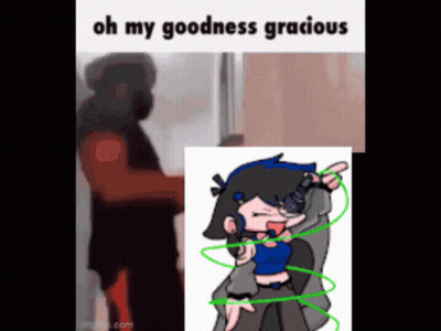 Girl Holding Microphone Saying Oh My Goodness GIF