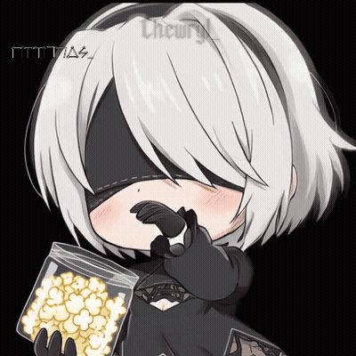 Girl Holding Popcorn With Theory GIF