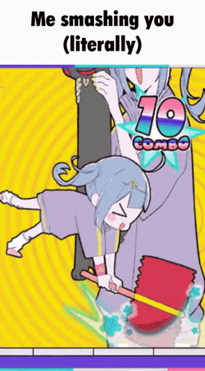 Girl Holding Shovel Game Me Smashing You Literally GIF
