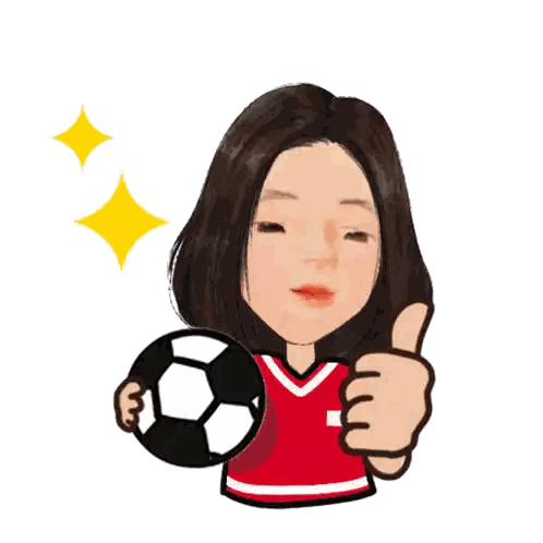 Girl Holding Soccer Ball Sticker
