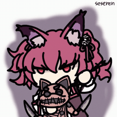 Girl Holding Stuffed Animal Seseren GIF