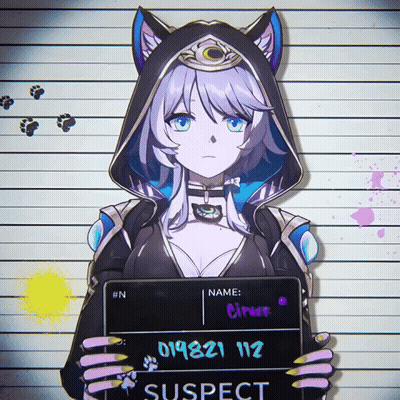 Girl Holding Suspect Sign GIF