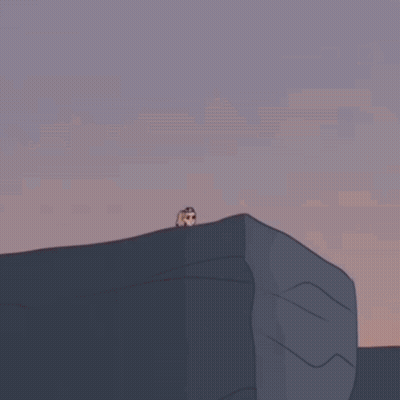 Girl Holding Sword With Blue Stone GIF