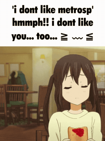 Girl Holding Toast Jelly Saying I Dont Like Metrosp GIF