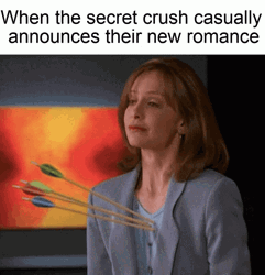 Girl Hurt When Her Crush Love Other GIF