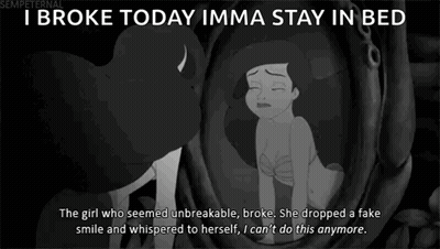 Girl I Broke Today Imma Stay In Bed GIF
