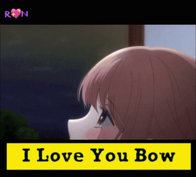 Girl I Love You Bow GIF