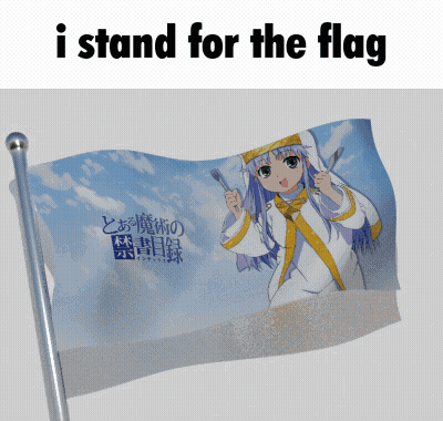 Girl I Stand For The Flag GIF