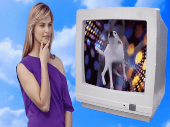 Girl Imagining On Eating Bagel GIF