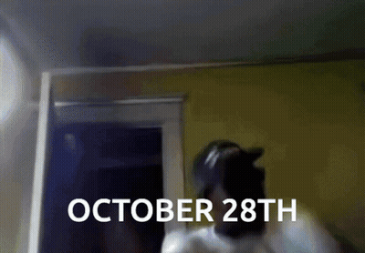 Girl In Armor Holding Sword In Front Of Blue And White Flag GIF