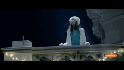 Girl In Balcony Cry Me A River GIF