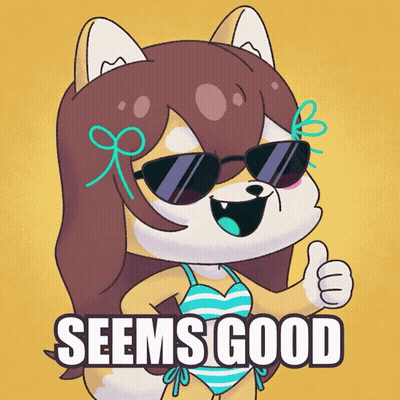 Girl In Bikini Giving Thumbs Up Saying Seems Good GIF