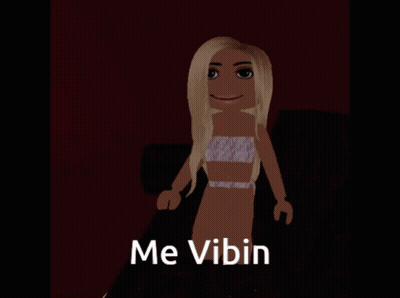 Girl In Bikini Saying Me Vibin GIF