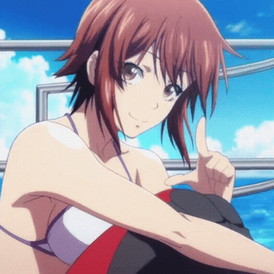 Girl In Bikini Thumbs Up GIF