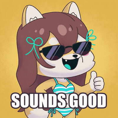 Girl In Bikini Thumbs Up Saying Sounds Good GIF