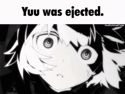 Girl In Black And White Drawing Yuu Was Ejected GIF