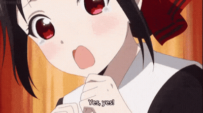Girl In Black And White Dress Says Yes Yes GIF