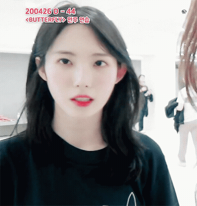 Girl In Black Shirt Saying 200426D44 GIF