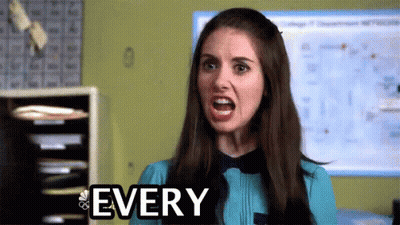 Girl In Black Shirt Saying Direction GIF