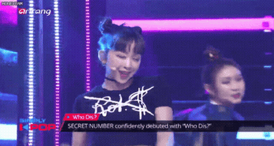 Girl In Black T-Shirt Saying Who Dis GIF