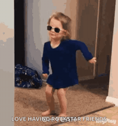 Girl In Blue Dress Dancing GIF