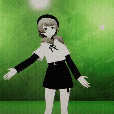 Girl In Blue Plaid Shirt Making Stop Gesture GIF