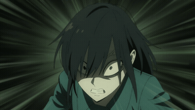 Girl In Blue Shirt Making A Face GIF