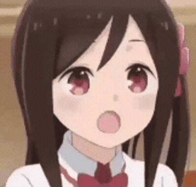 Girl In Bow Tie And School Uniform GIF