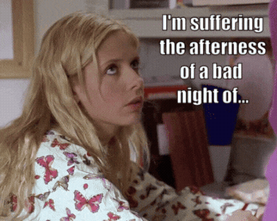 Girl In Butterfly Pajamas Suffering Bad Night GIF