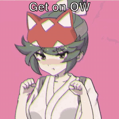 Girl In Cat Hat Get On Ow GIF