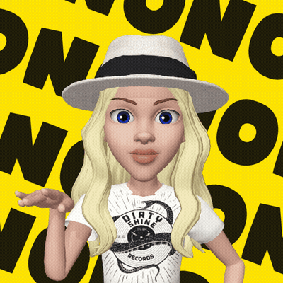 Girl In Dirty Machine Records T-Shirt GIF