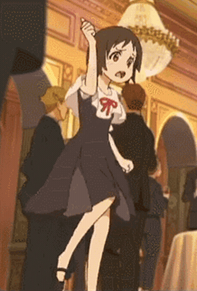 Girl In Dress Dancing GIF
