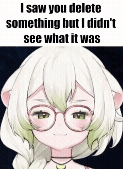 Girl In Glasses And Choker Talking GIF