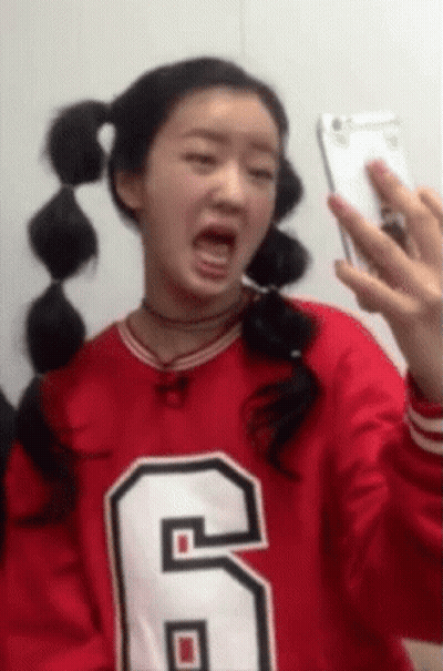 Girl In Glasses And White Hoodie Saying Thank You For Interview GIF