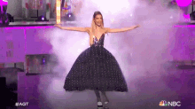 Girl In Gown Take A Bow GIF